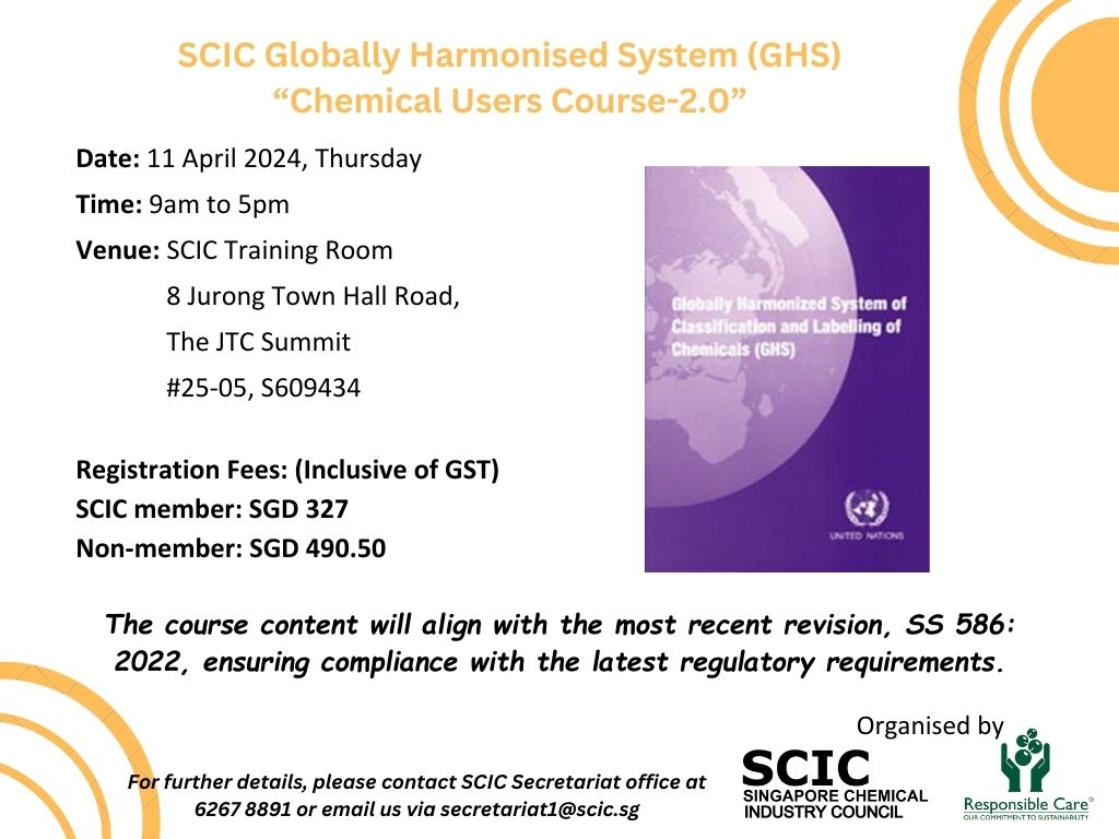 SCIC GHS Chemical User course 2.0 2024