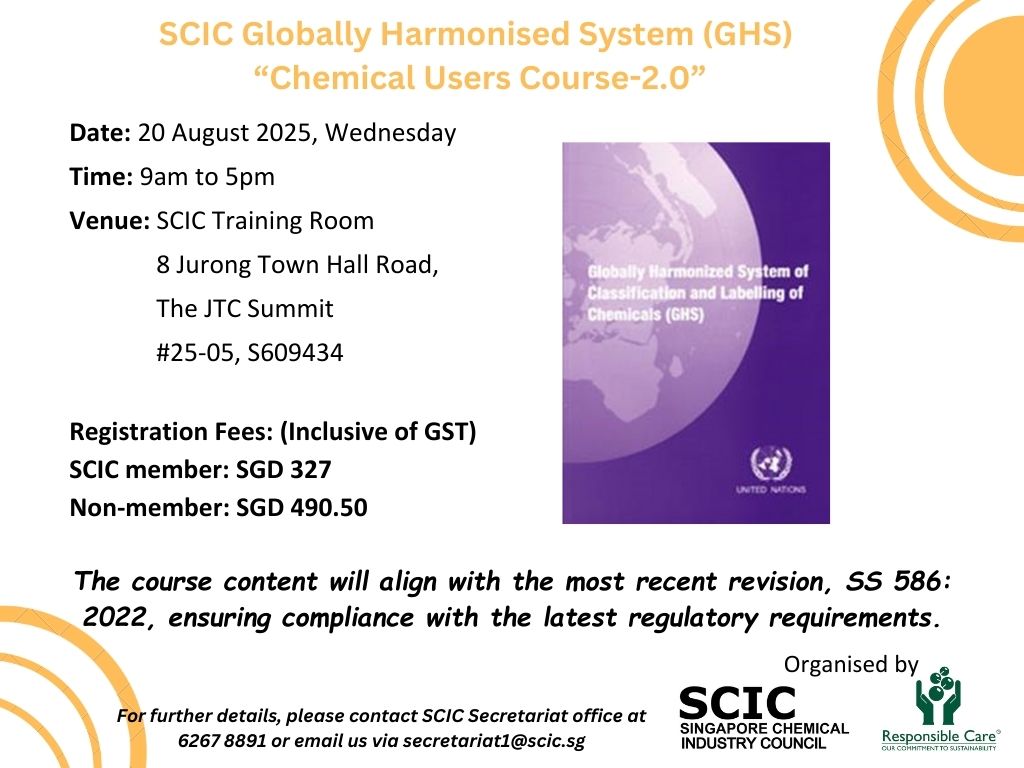 SCIC GHS Chemical User course 2.0 20 August 2025