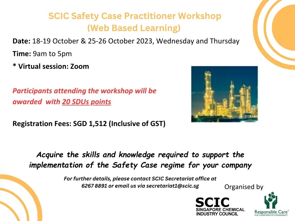 SCIC Safety Case Practitioner Workshop oct