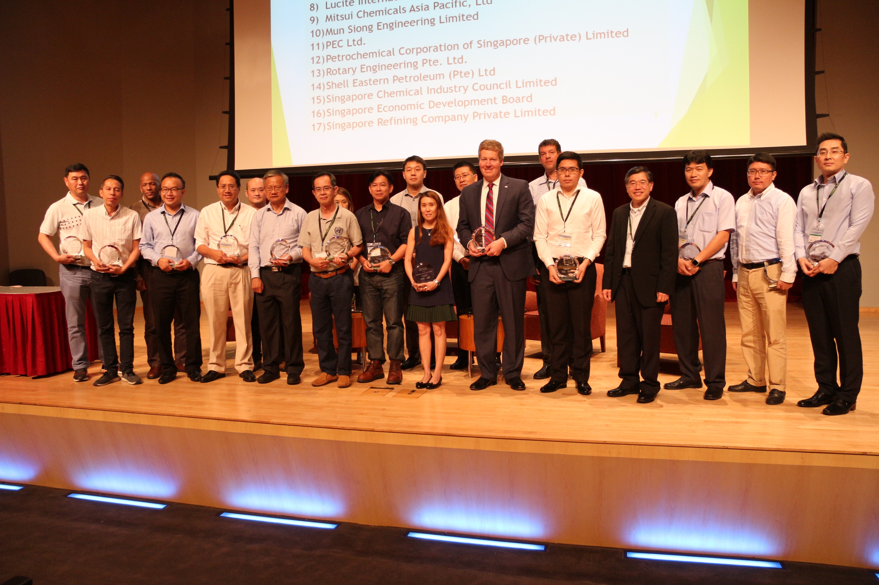 Token of appreciation presented to the PC members at the Productivity Improvement Forum 2018